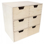 Kummut Creative Deco 28,5x20x28,5 cm, beež