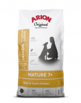 Arion Original Mature 7+ Senior k&uuml;psetele ja vanematele keskmist ja suurt t&otilde;ugu koertele kanaga, 12 kg