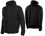 Meeste kapuutsiga dressipluus M-Tac Lite Microfleece Hoodie, Must