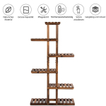 Costway Plant Trepid Aed Lilleriiul Lillealus Puit 75x25x140cm