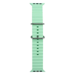 iWear S1 soonega pehme silikoonist 20 mm rihm Apple Watchile 49 mm / 45 mm / 44 mm / 42 mm heleroheline