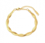 Kullatud ussi k&auml;ev&otilde;ru, kullast kirurgilisest terasest