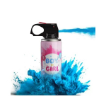 Pihustatav pulber lapse soo avaldamiseks, sinine