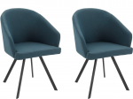 2-tooli komplekt Notio Living Benji, sinine/must