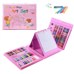 Suur kunstikomplekt maalimiseks ja joonistamiseks 208 t&uuml;kki