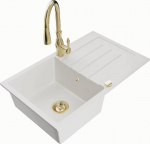 Graniidist k&ouml;&ouml;givalamu Mexen Bruno segisti ja sifooniga, White/Gold