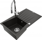 Graniidist k&ouml;&ouml;givalamu Mexen Cesar segisti ja sifooniga, Metallic black/gold/chrome