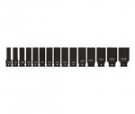 L&ouml;&ouml;kpadrunite komplekt 1/2" 10-32mm Yato (YT-1055), 15 tk