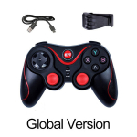 Juhtmeta Bluetoothi ​​m&auml;ngupult PC m&auml;ngukontrolleri m&auml;ngujuhtkang Android-mobiiltelefoni teleri jaoks, Playstation 3 tahvelarvuti, juodas