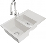 Graniidist k&ouml;&ouml;givalamu Mexen Gaspar segisti ja sifooniga, valge/h&otilde;bedane