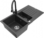 Graniidist k&ouml;&ouml;givalamu Mexen Matias segisti ja sifooniga, Black granite/Black