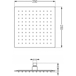 Peidetud du&scaron;ikomplekt Mexen Cube DR02, Valge