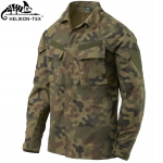 Meeste taktikaline vormipluus kampsun Helikon-Tex Raid PC Stretch RS, PL Woodland