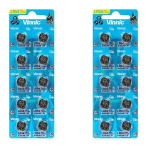 Vinnic LR1131F, AG10 leelispatareid, 20 tk