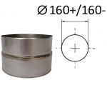 Adapter. D 160+/160- mm.