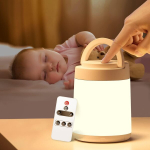 Laste &ouml;&ouml;lamp, 10 v&auml;rvi, LED beebi imetamisvalgusti, laetav &ouml;&ouml;lamp, akuga h&auml;mardatav puutetundlik, v&auml;ike lamp, patareidel t&ouml;&ouml;tav, &ouml;&ouml;lamp, lastetuba, beebituba,