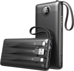 Akupank VEEKTOMX Power Bank 10000mAh, must