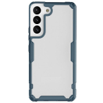 &bdquo;Nillkin&ldquo; Nature TPU Pro Tugevdatud turvalisus K&otilde;va silikoon (TPU) kaaned - l&auml;bipaistev / sinine (Galaxy S22 5G)
