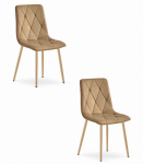 2 toolide komplekt Leobert Libra, pruun