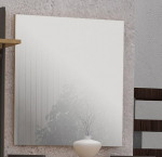 Esiku peegel Forte Flash 80 cm, pruun