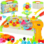 Konstruktorpusle kohvriga koos spinneri ja kruvikeerajaga 4in1, 181tk