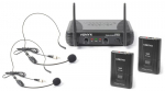 Juhtmevaba mikrofoni komplekt Vonyx STWM712H 2-kanaliga VHF