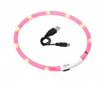 Visio Light LED kaelarihm,20-70 cm, roosa