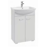 Valamuga vannitoakapp PIK5501 D55, valge