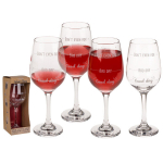 Veiniklaas "Don't even ask" (420ml)