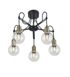 Laevalgusti Nacho, 5 &times; E14, mattmust 920012417