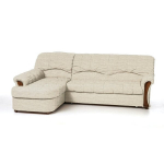 Nurgadiivanvoodi Sofia, vasak nurk, kaetud kangaga, jalad - p&auml;hkel