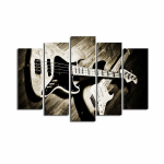 Viieosaline reproduktsioon Kitarr