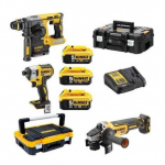 Juhtmeta t&ouml;&ouml;riistakomplekt 18V 3x5Ah DeWALT DCK305P3T-QW