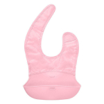Bavoir Pliable Easy Rose - Marque - Mod&egrave;le - R&eacute;sistant &agrave; l'eau - Pliable - Taille r&eacute;duite et compacte