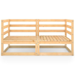 vidaXL 2-osaline aiadiivan, toekas m&auml;nnipuit