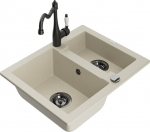 Graniidist k&ouml;&ouml;givalamu Mexen Carlos koos segisti ja sifooniga, Beige/Black