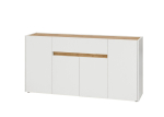 Kummut Imv City, 170 cm, valge/tamm