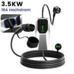 Mobiilne Wallbox Uus EV CEE laadimiskaabel 3.5kW Type2 8m 6-16A 1 faas 230V-380V IP65