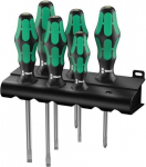 WERA kruvikeerajate kmpl 334/355/6 Kraftform Plus Lasertip screwdriver set