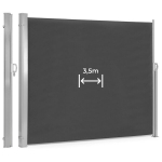 Kokkupandav varikatus 350x200 cm k&uuml;lgmine ruloo aiaekraan terrassi antratsiidist MultiGarden