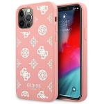 Guessi telefoni&uuml;mbris iPhone 12 Pro Max 6.7 GUHCP12LLSPEWPI roosa k&otilde;va telefoni&uuml;mbris jaoks Peony Collection jaoks