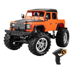 M&auml;nguauto puldiga Double Eagle Land Rover Defender (pikap) E332-003, oranž