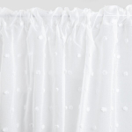 Kardinad | BELMONTE | dekoratiivsete pomplitega valge | 140X250CM | 742422