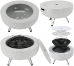Multifunktsionaalne v&auml;ligrill-kamin 43,5 cm grilliga