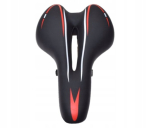 Apexlink Mtb jalgratta sadul must punane 150