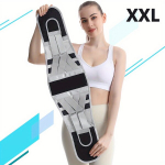 Unisex Fitness V&ouml;&ouml; Tugi: Hingav Kangas, 1 Bioniline Terasplaat & 4 Kumerat Terasplaati, Reguleeritav 3 T&uuml;&uuml;pi Padjaga. , XXL