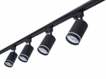 Steka R&otilde;ngakomplekt LED r&ouml;&ouml;pmelamp GU10 x4 + riba 2m - must