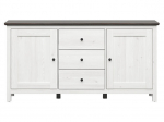 Kummut BRW Hesen 2D3S, valge/must