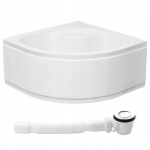 Sannit s&uuml;gav k&otilde;rge du&scaron;ialus nurga 80x80 koos katte ja sifooniga