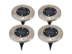 P&auml;ikesep&otilde;hine aialamp LED 4xSMD - 4 tk. - Satiin - k&uuml;lmvalge (5500K)